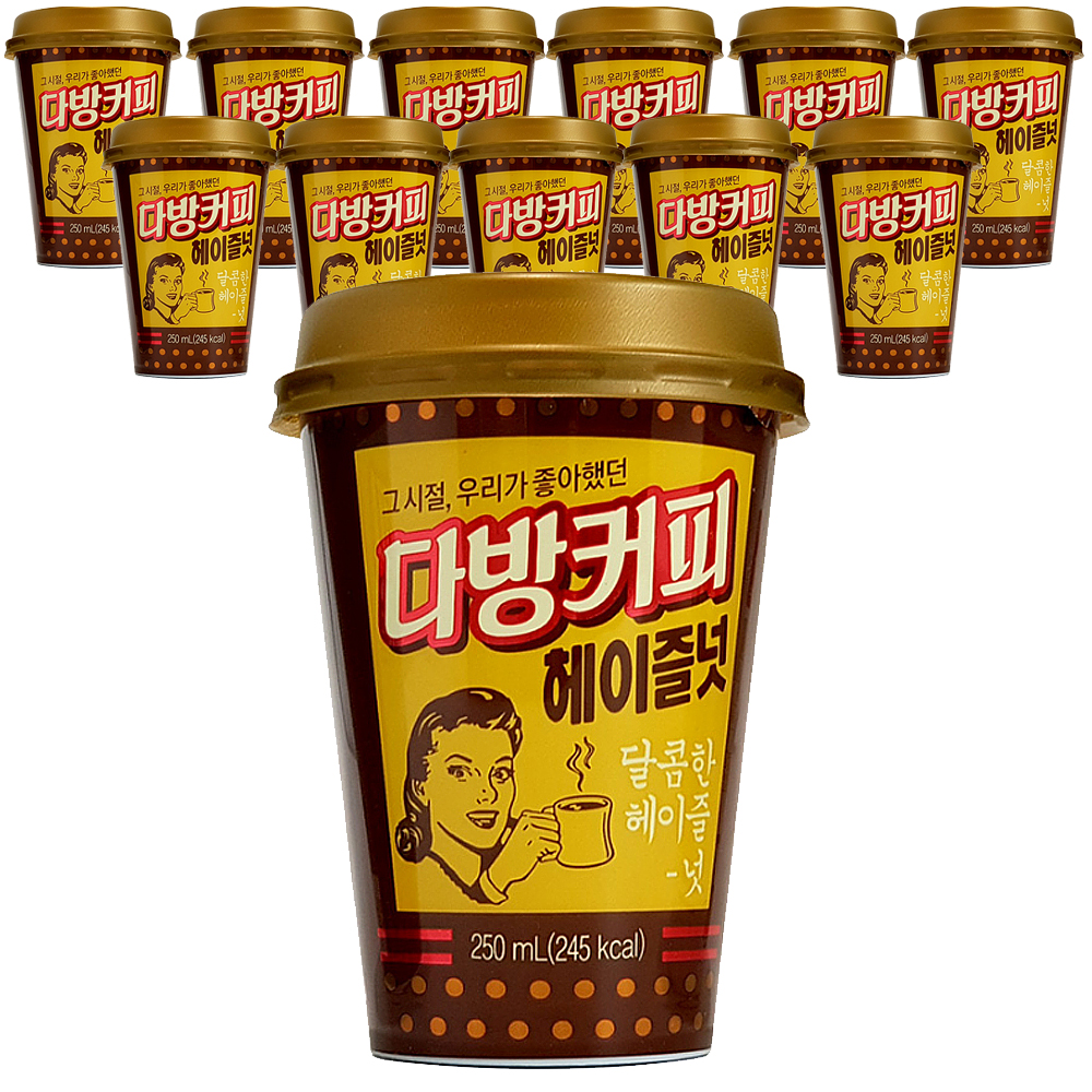 동원 소와나무 다방커피 헤이즐넛 250mL x12개입 : 천일푸드