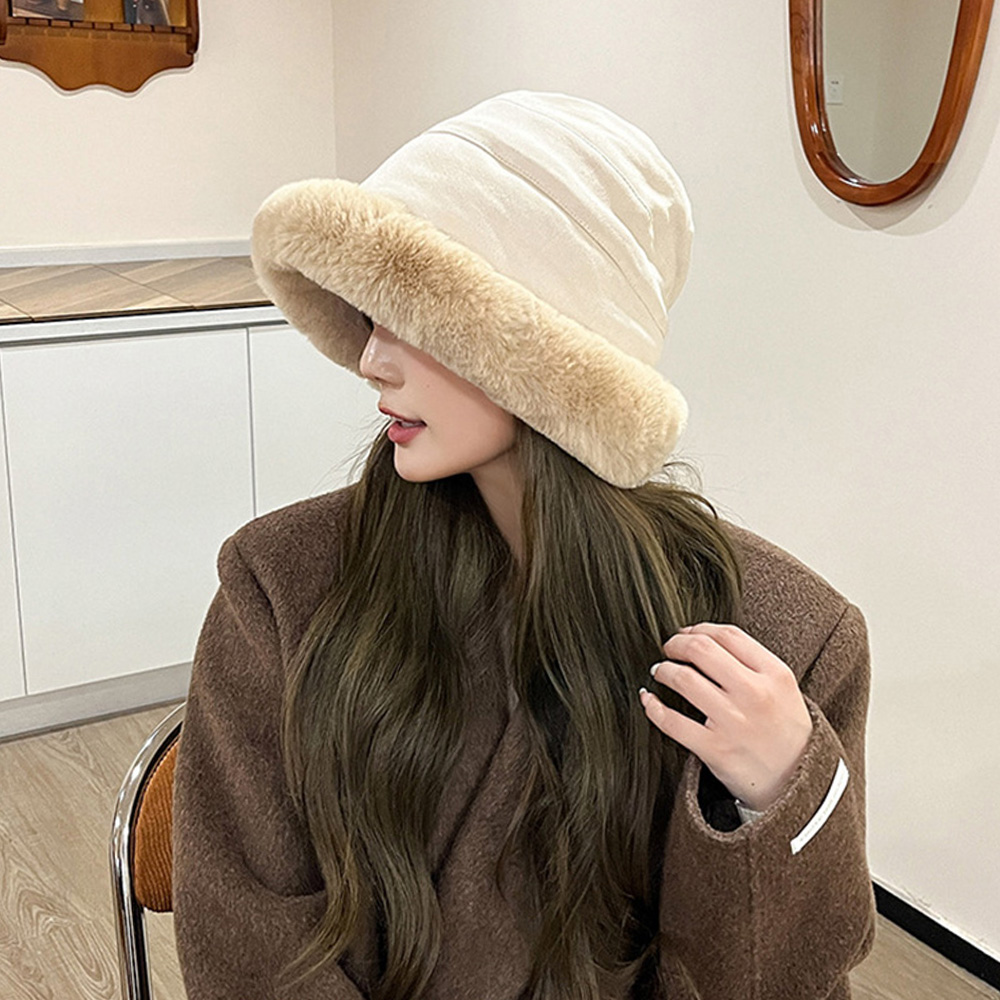 여성 군밤모자 귀달이 귀도리 이어머프캡 러시아 털 방한 겨울 군밤장수 방한모 트루퍼햇 이미지 6