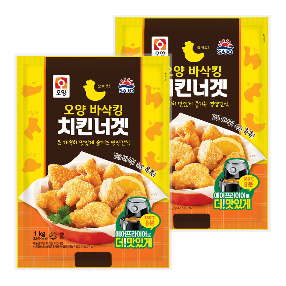 사조오양 치킨너겟 1kg 2개 : 푸드뱅크주식회사