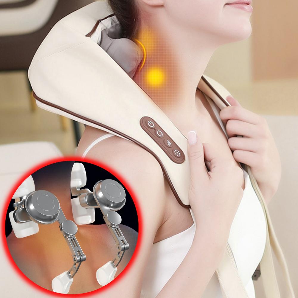뒷목 마사지기 목 어깨 승모근 마사지기 무선 승모근 안마기