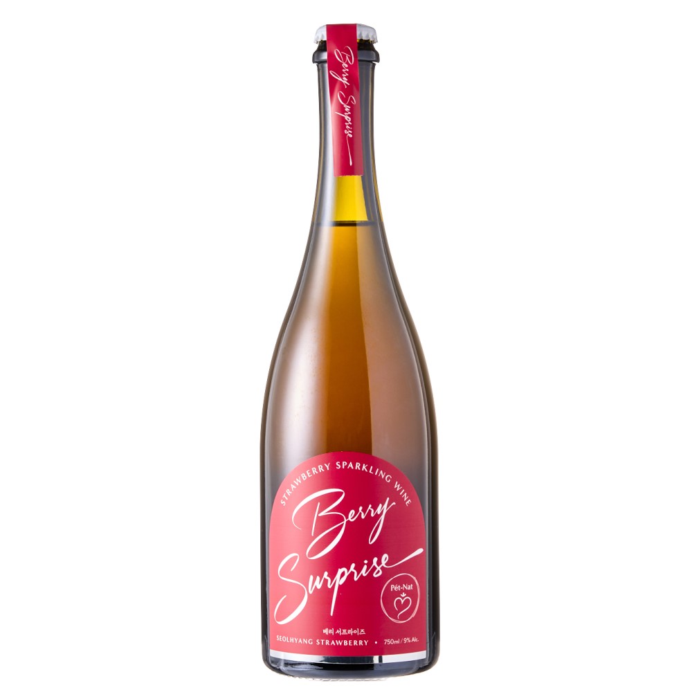 베리서프라이즈 논산 설향 딸기 스파클링 와인_양촌와이너리 (와인선물) 750ml, 1개 - 상세 이미지 5