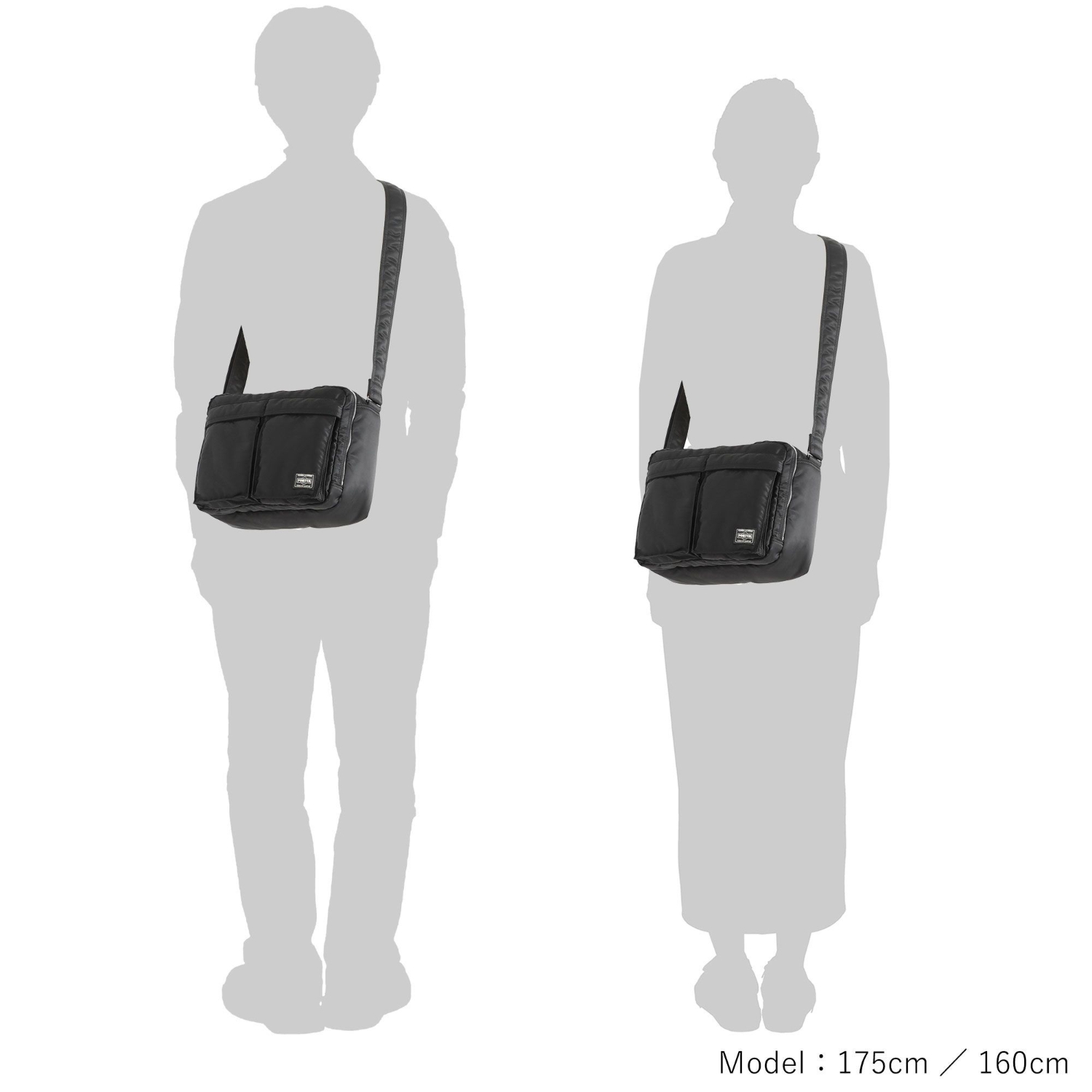 요시다포터 숄더백 NEW TANKER SLING BAG W zip(L) 포터 탱커 뉴탱커 가방 백 622-08633 - 상세 이미지 4