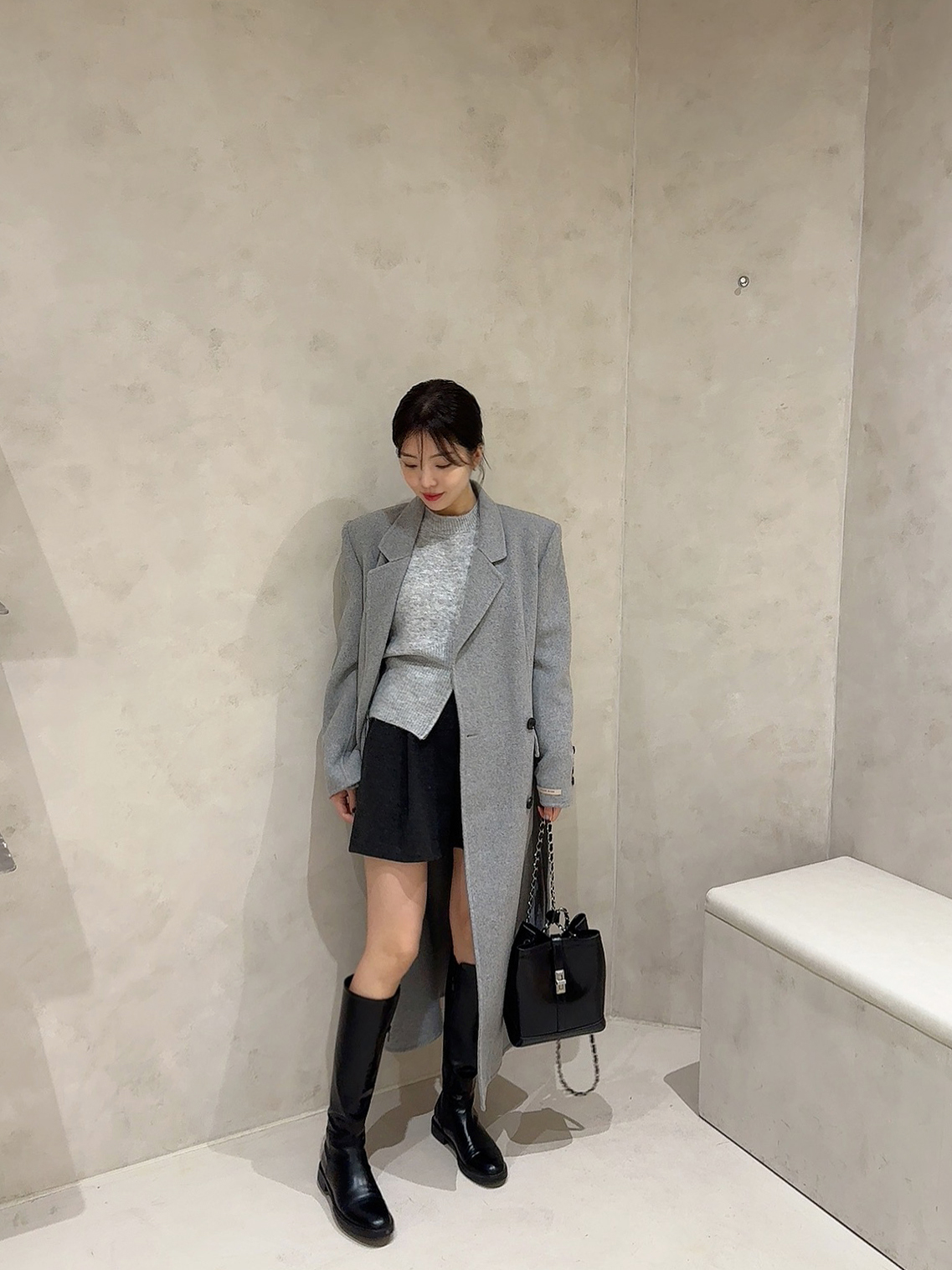 [무료배송] 모던 롱 더블버튼 핸드메이드 코트 / 2colors 상세 이미지 12