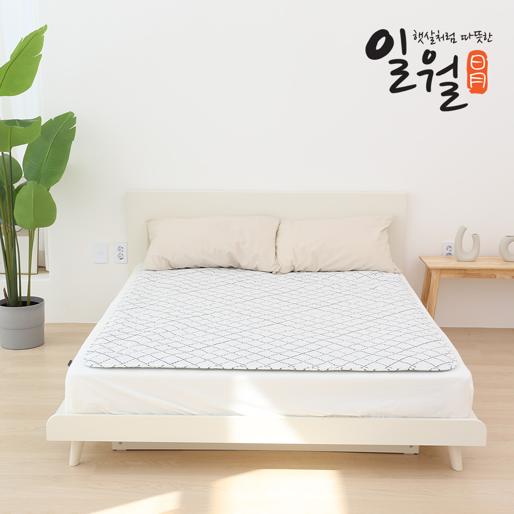 일월 전기매트 블로썸 카본 탄소매트 전기요 전기장판 싱글 2color