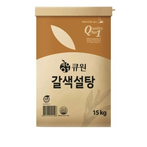 갈색설탕 15kg 대용량 황설탕 업소용 포대 - 메인 이미지