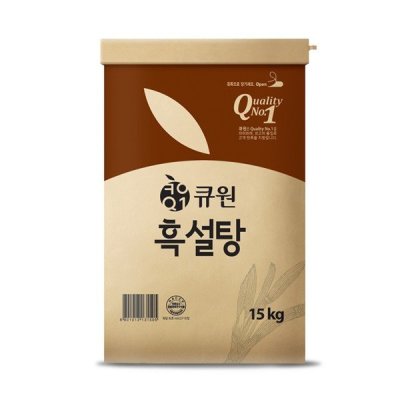흑설탕 15kg 대용량 수정과 약밥 설탕 업소용 포대 - 상품 이미지