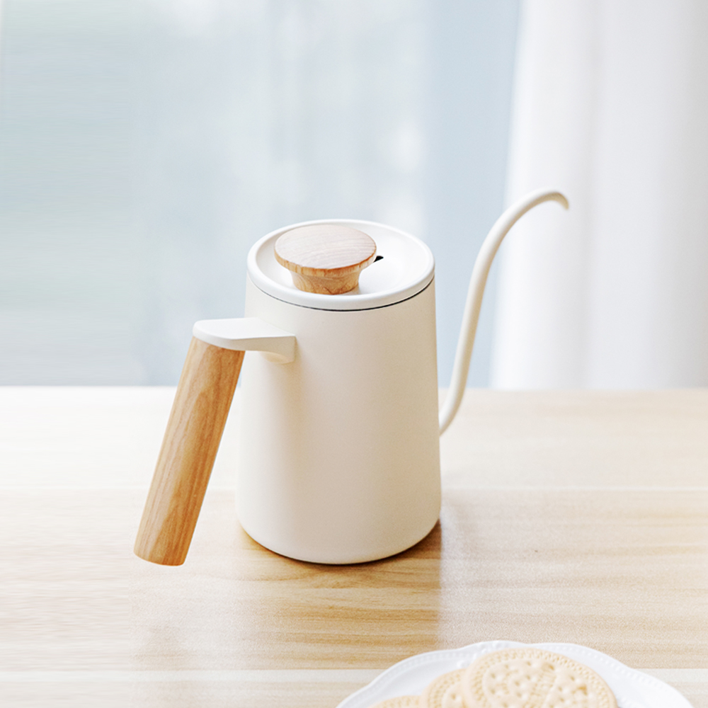 칼딘 커피 핸드드립주전자 브루오 드립포트 600ml, 아이보리 - 상세 이미지 3