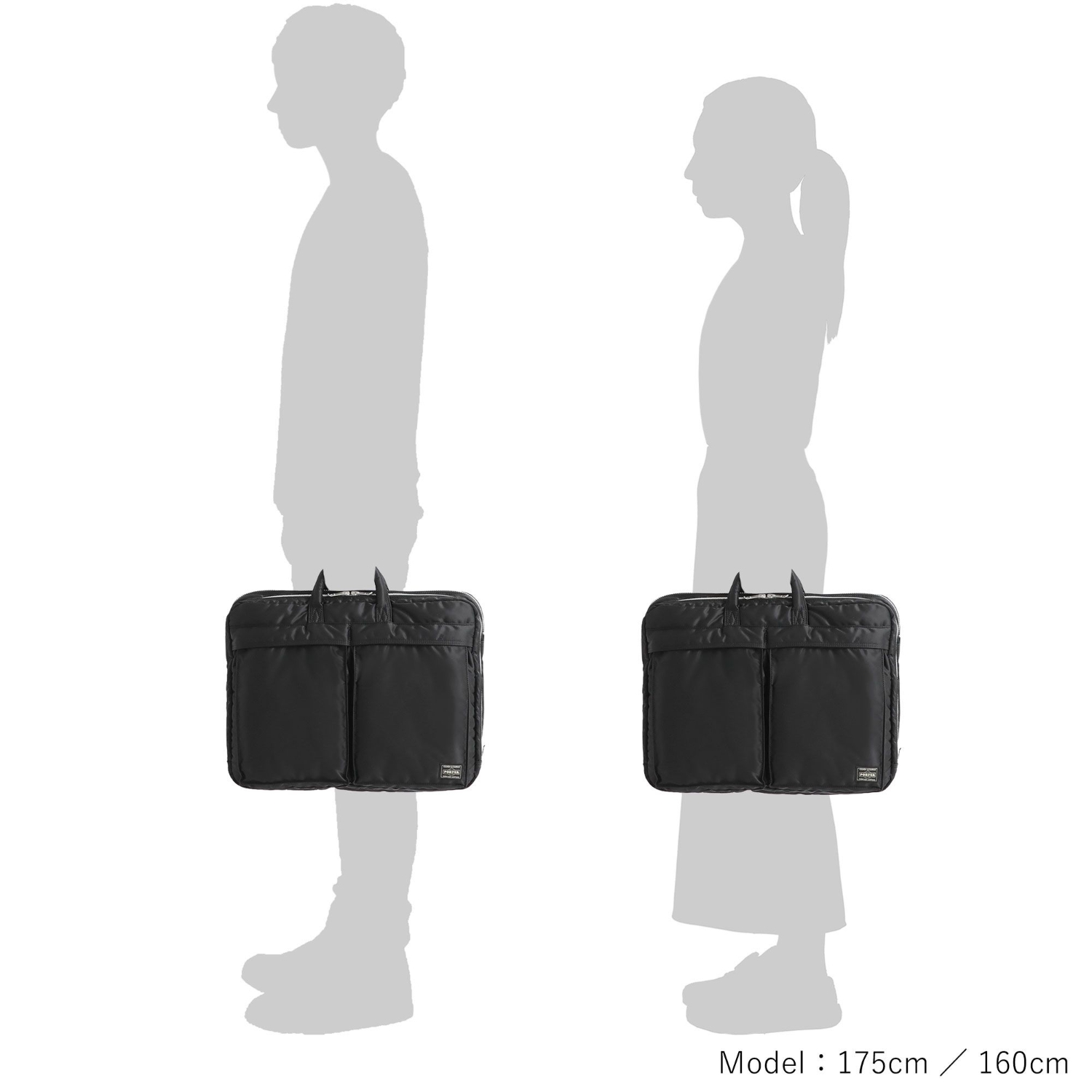 요시다포터 서류가방 NEW TANKER 2WAY DOCUMENT BAG W zip 포터 탱커 뉴탱커 브리프케이스 622-15151 - 상세 이미지 4