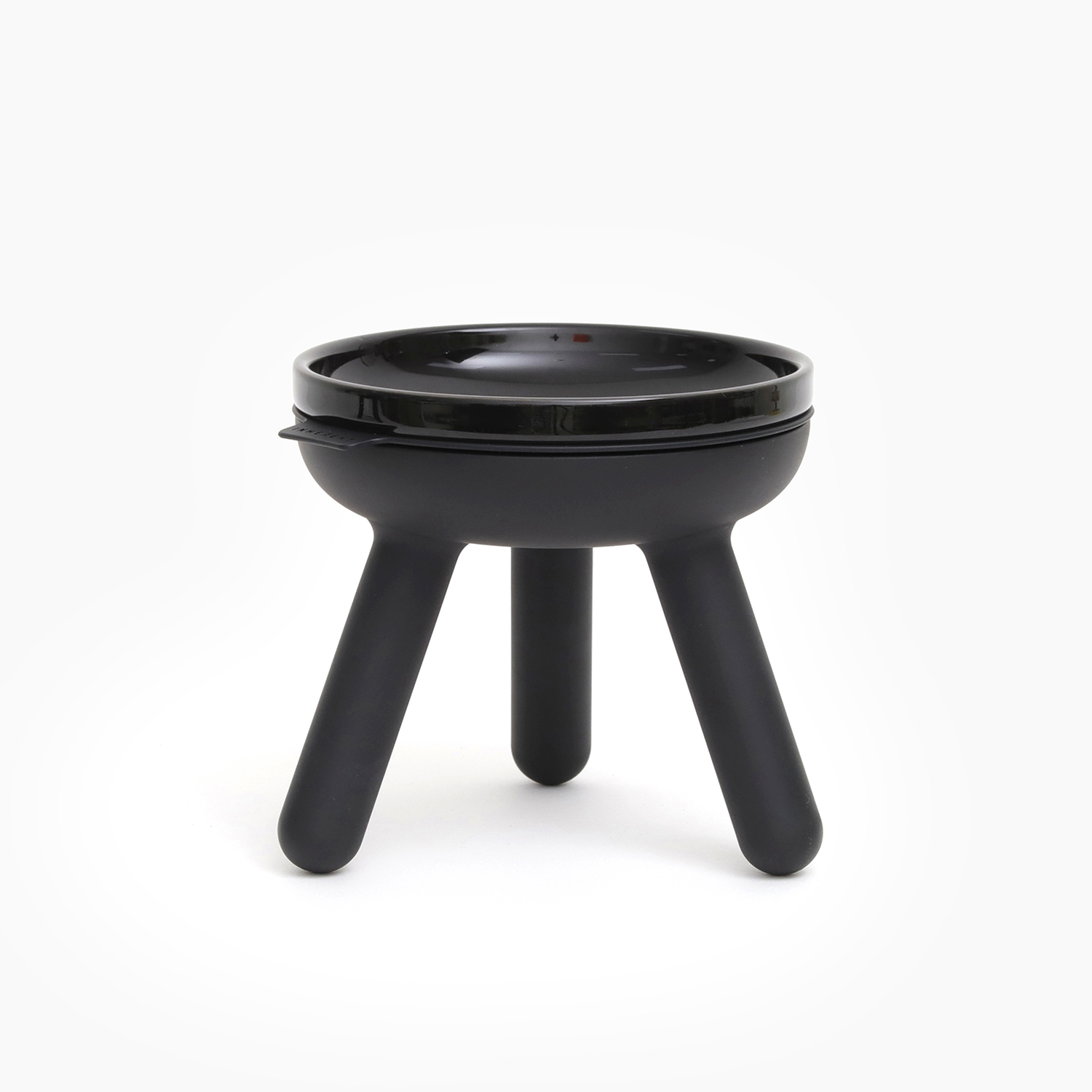 인히어런트 고양이식기 강아지밥그릇 뉴오레오 블랙, SS 제품 이미지