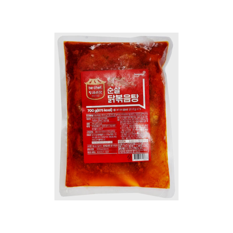 동원 홈푸드 비셰프 순살닭볶음탕 700g 12개 BOX 닭볽음탕 볽도리탕 닭다리살 - 상세 이미지 2