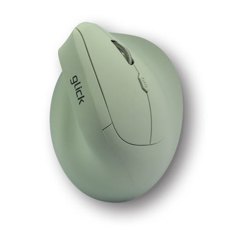 지클릭커 지클릭커 OFFICEPRO ERGO 버티컬 무소음 인체공학 블루투스 무선 마우스 OP70 (그린)