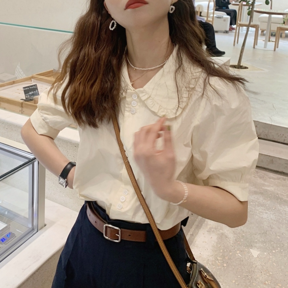 놀아주는여자 11회 한선화 블라우스 셔츠 고은하 슬림한 퍼프 의상 옷 패션 - 상세 이미지 2