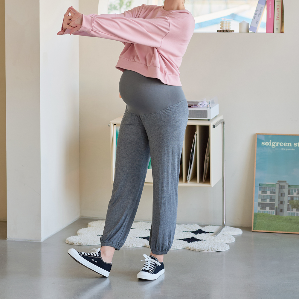 임산부 요가 바지 운동복 요가복 필라테스복 조거 팬츠 이미지 6