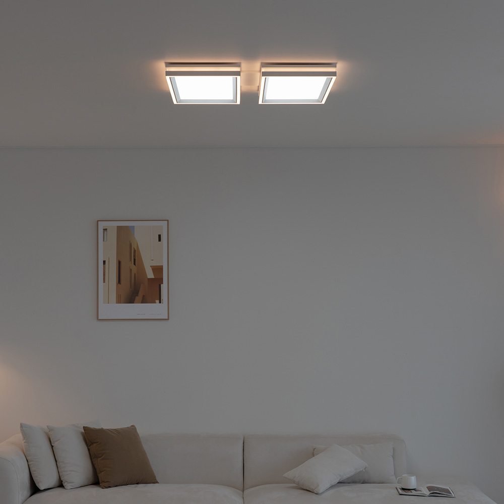 LED등 LED거실 천장 조명 P타입 60W (브라켓 포함) - 상세 이미지 3