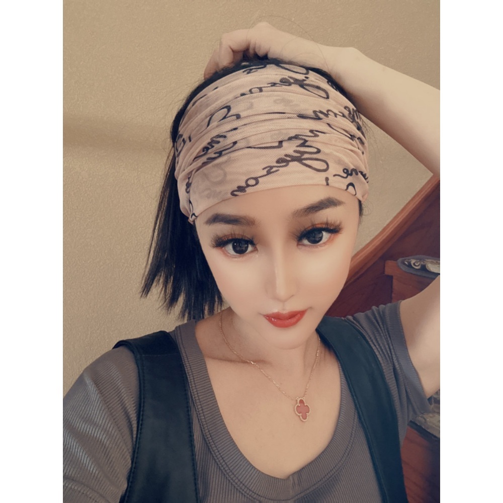 패션두건 쿨두건 머리 여름 스카프 반다나 페이즐리 힙합 레이스 - 상세 이미지 4
