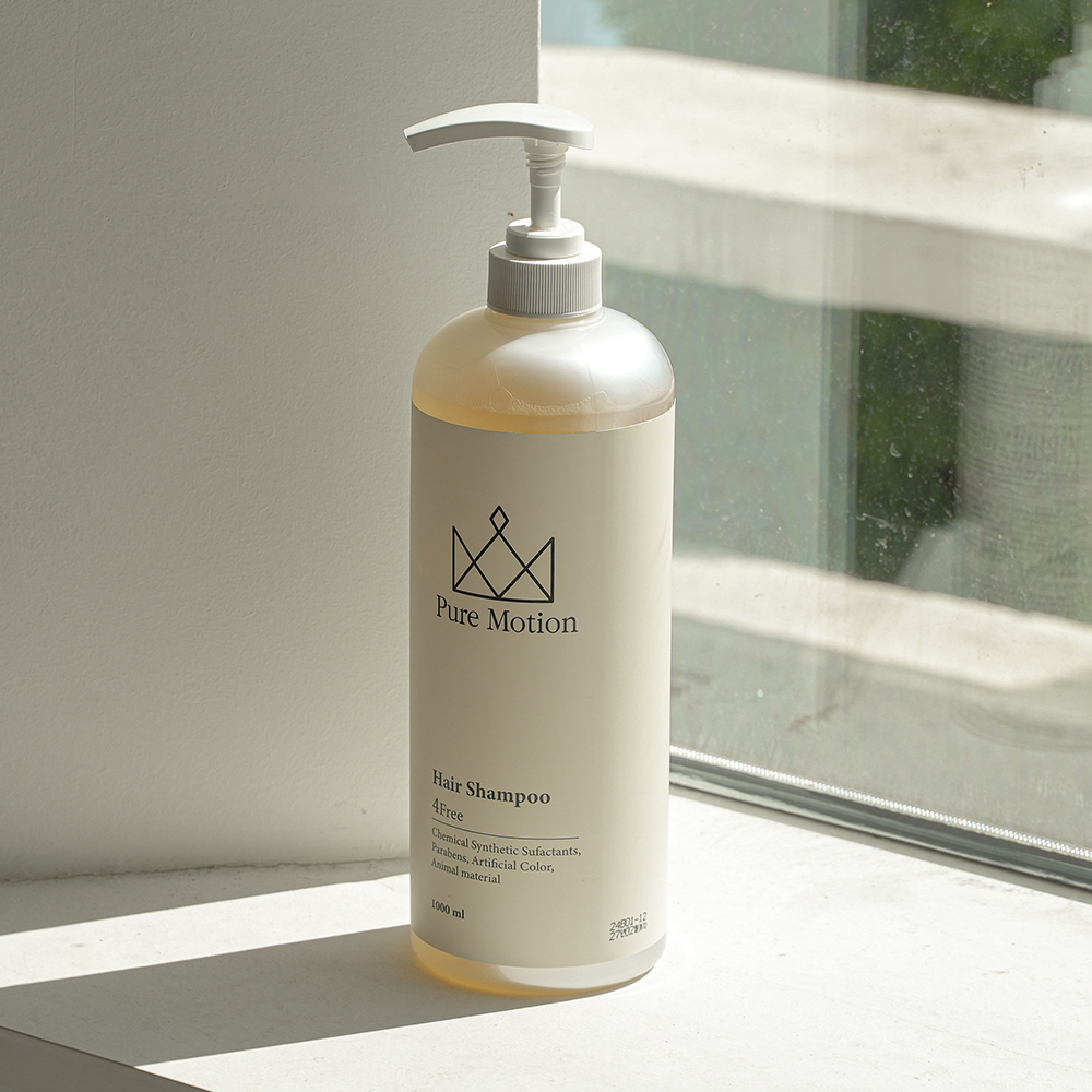 미용실 손상모 천연 약산성 단백질 설페이트없는 샴푸 퓨어모션 이뮨샴푸 1000ml