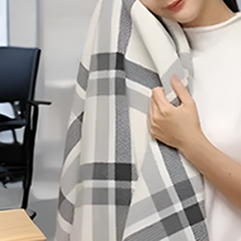 아이템픽 극세사 무릎담요 똑딱이 블랭킷 방한 다용도 담요 이미지 7