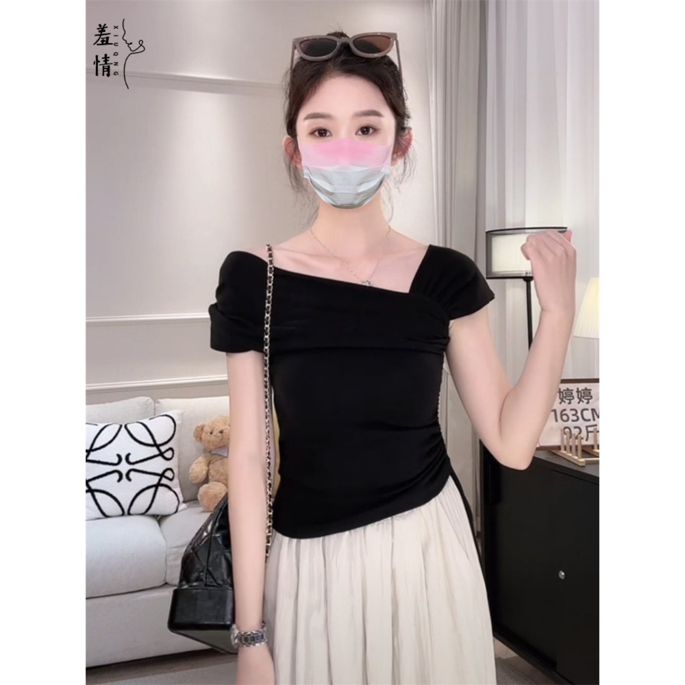 전참시 307회 솔비 티셔츠 오프숄더 페메닌 어깨트임 의상 옷 패션 - 상세 이미지 2