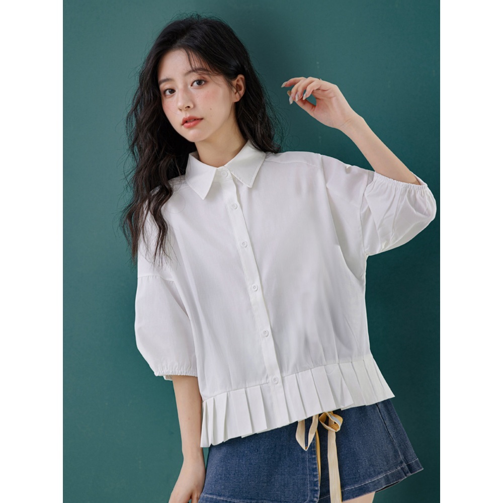 용감무쌍 용수정 47회 이승연 블라우스 셔츠 민경화 퍼프 슬림 의상 옷 패션 - 상세 이미지 2