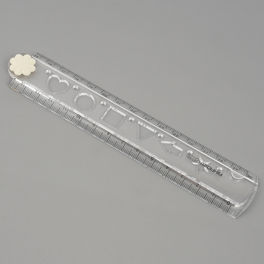 15센티 자 30센티 투명자 아크릴 접이식 15cm 30cm - 상세 이미지 3