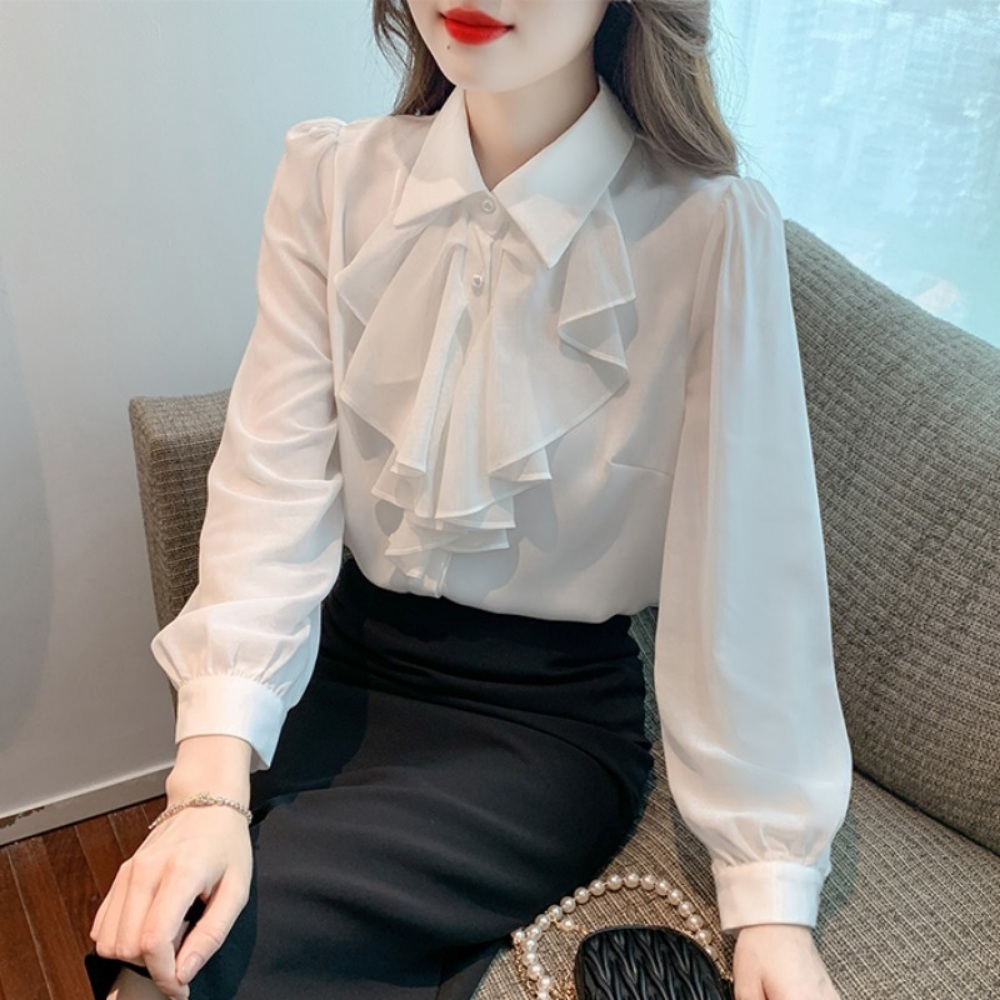 동상이몽2 350회 김숙 블라우스 셔츠 쉬폰 우아한 의상 옷 패션 - 상세 이미지 3