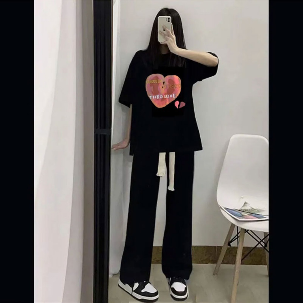 미우새 402회 풍자 티셔츠 반팔 루즈한 오버핏 의상 옷 패션 - 메인 이미지