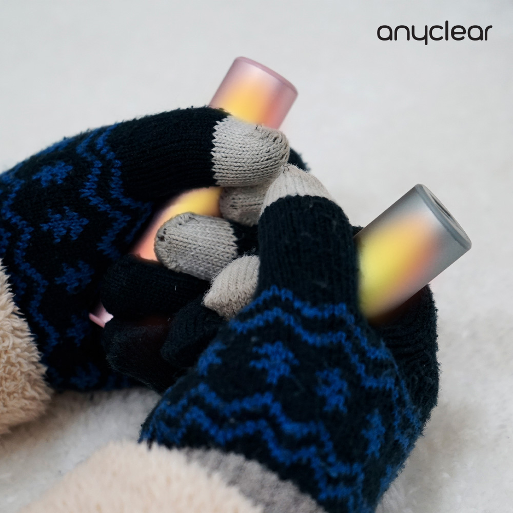 애니클리어 핸디 휴대용 손난로 보조배터리 2500mAh 핫팩 간편휴대 각인서비스 HOT10