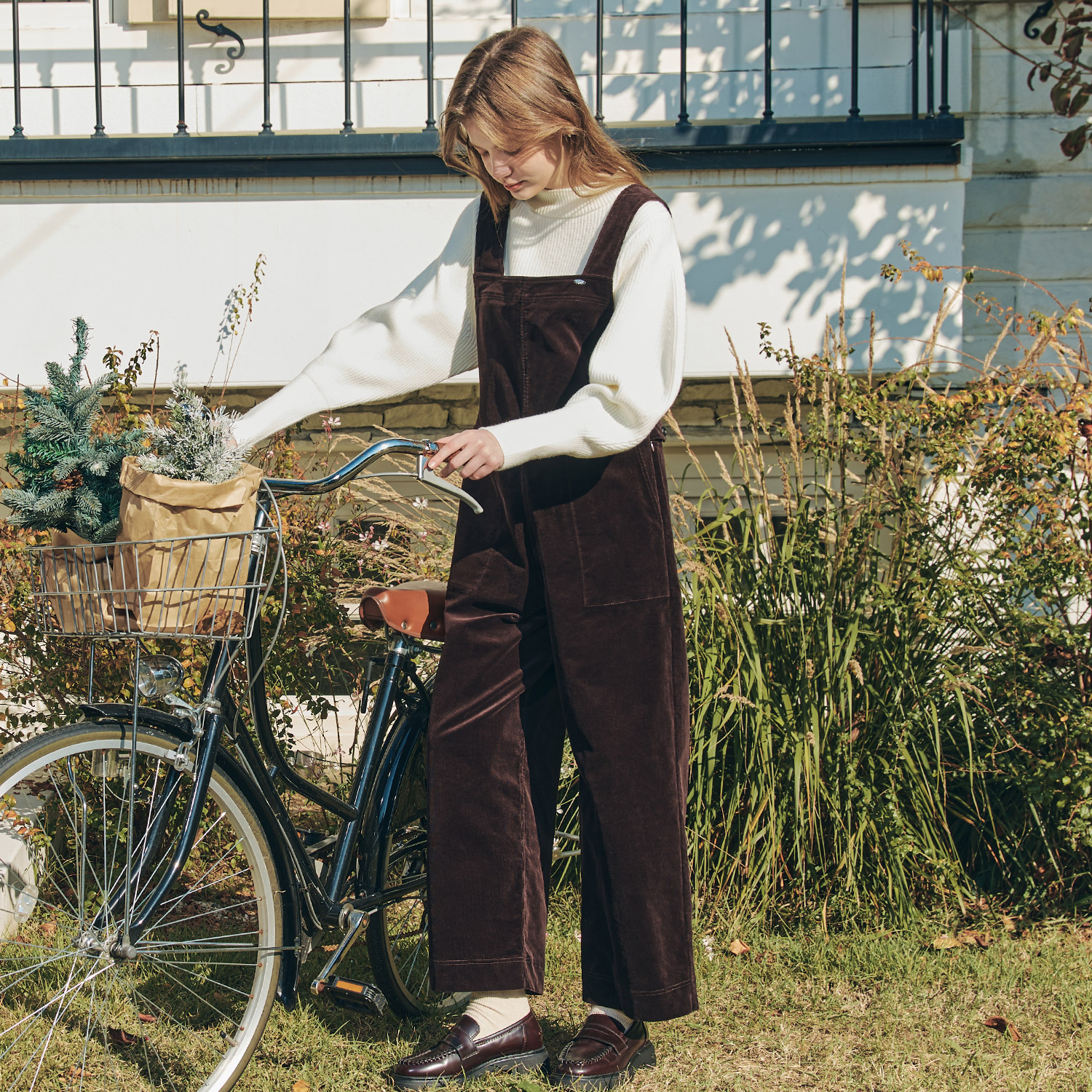 [제로스트릿]코듀로이 오버롤 CORDUROY OVERALL / BROWN - 상세 이미지 2