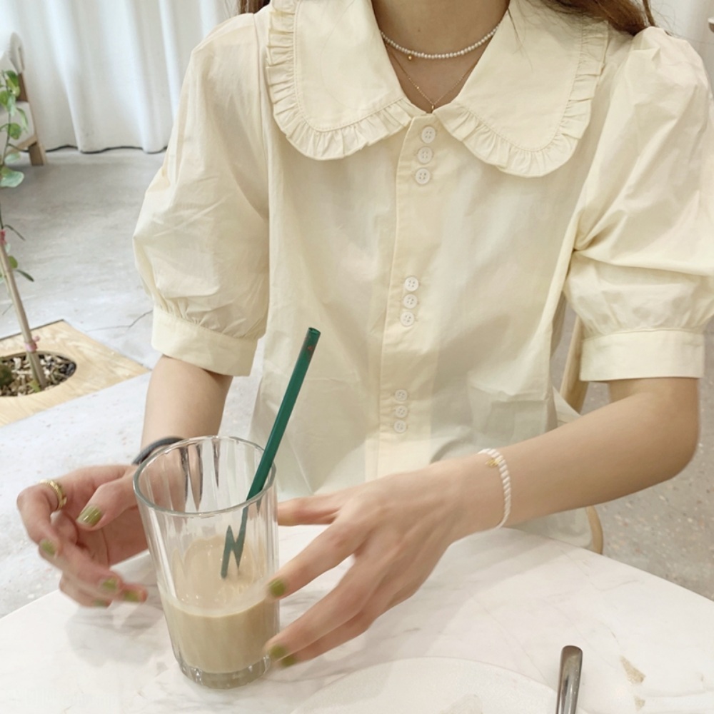 놀아주는여자 11회 한선화 블라우스 셔츠 고은하 슬림한 퍼프 의상 옷 패션 - 상세 이미지 4