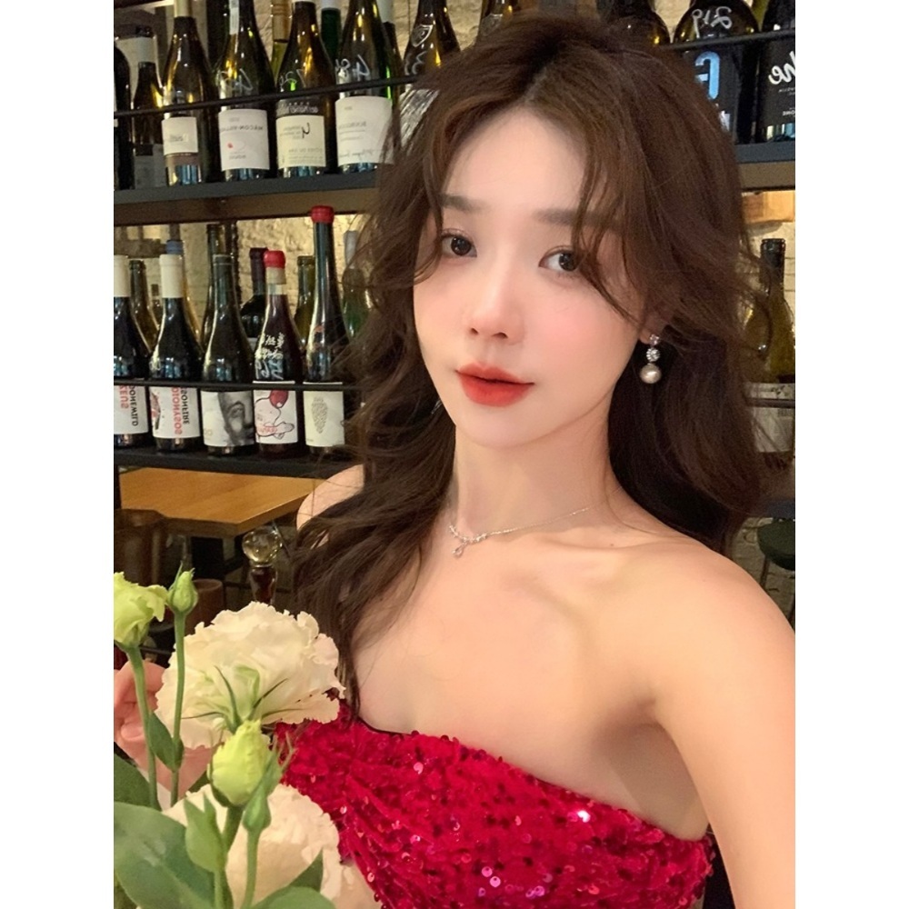 용감무쌍 용수정 47회 이승연 귀걸이 진주 민경화 우아한 큐빅 의상 옷 패션 - 상세 이미지 3