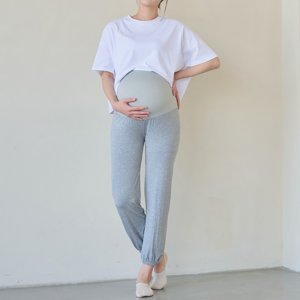 임산부 요가 바지 운동복 요가복 필라테스복 조거 팬츠 - 상세 이미지 5
