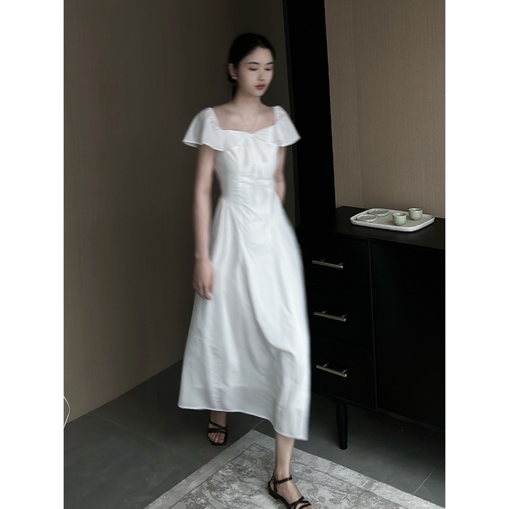 놀면뭐하니 247회 이미주 원피스 화이트 스퀘어넥 프릴 의상 옷 패션 - 상세 이미지 3