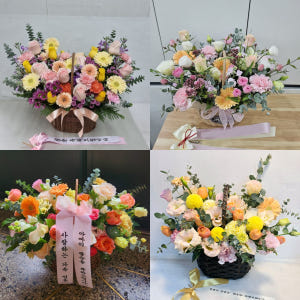 대형 꽃바구니 꽃구독 생화 생일 와이프 선물 개업 축하 생신 선물 꽃다발... 솔직 후기 | 실사용자 리뷰 분석 - 상품 이미지 2