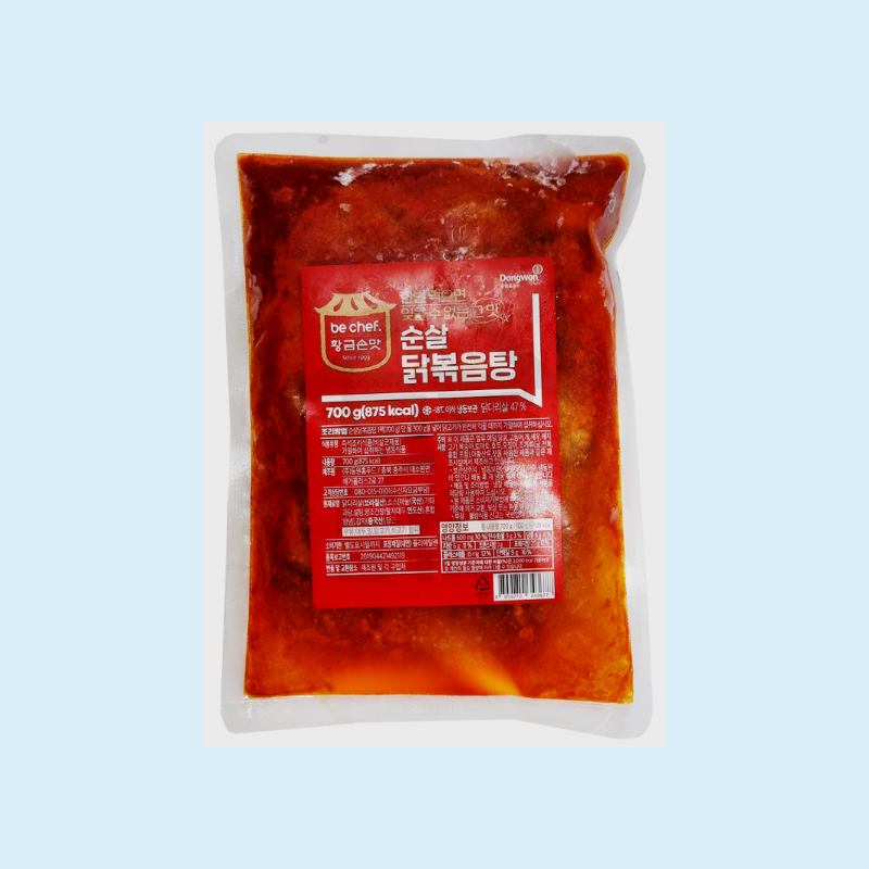 동원 홈푸드 비셰프 순살닭볶음탕 700g 12개 BOX 닭볽음탕 볽도리탕 닭다리살 - 상세 이미지 3