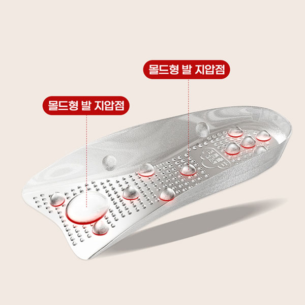 1+1 스터드레이스 발편한 구름젤리 깔창 실리콘 신발깔창 기능성 아치 인솔 - 상세 이미지 5