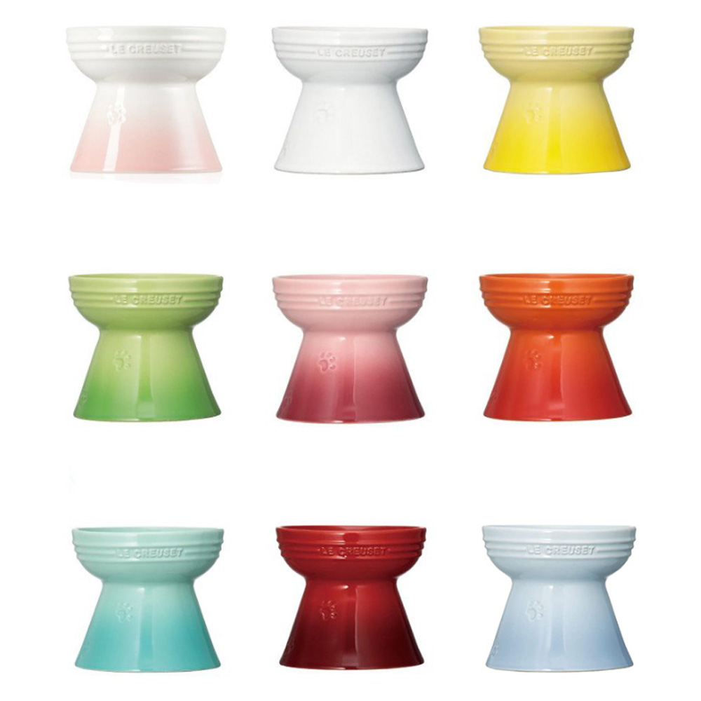 르쿠르제 강아지 고양이 도자기 밥그릇 펫볼 하이스탠드 도그볼