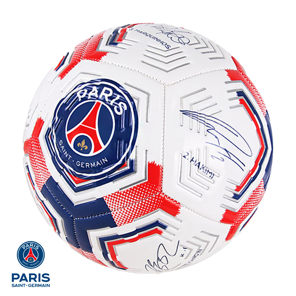 PSG 파리생제르맹 엠보화이트 사인 축구공 5호 - 상품 이미지