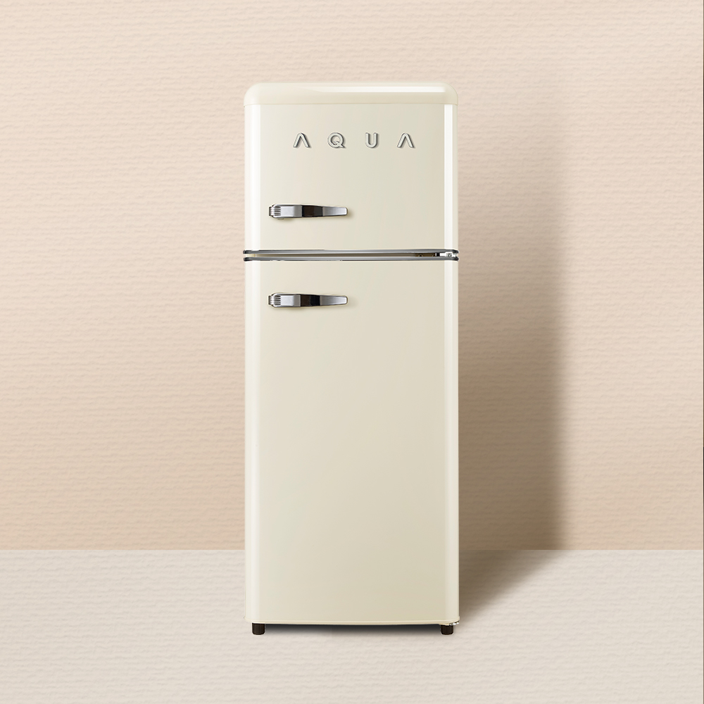 하이얼 아쿠아 소형 레트로 냉장고 115L 3D크롬로고 ART118MDI