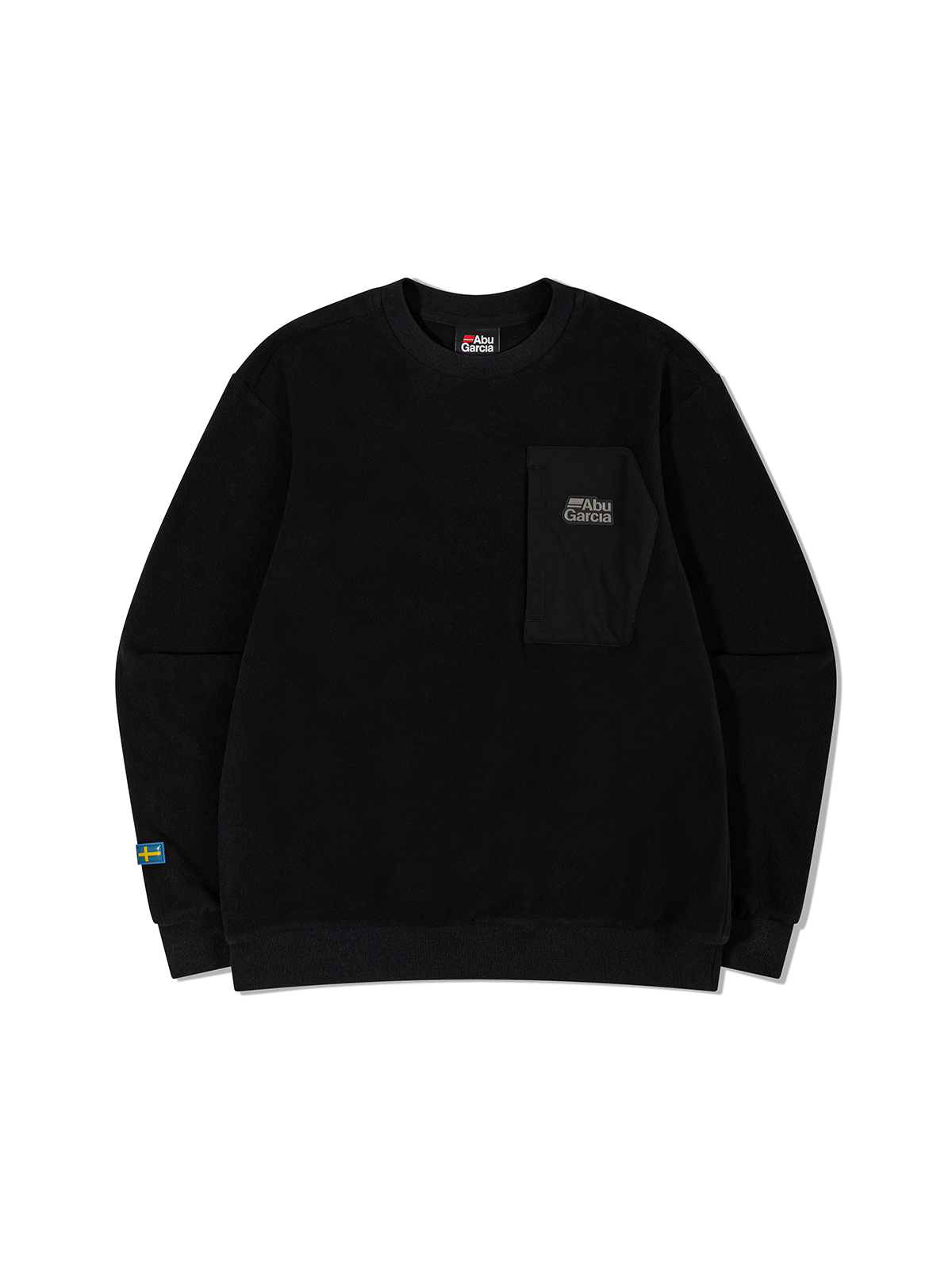 아부가르시아 우븐 포켓 플리스 티셔츠 BLACK 제품 이미지