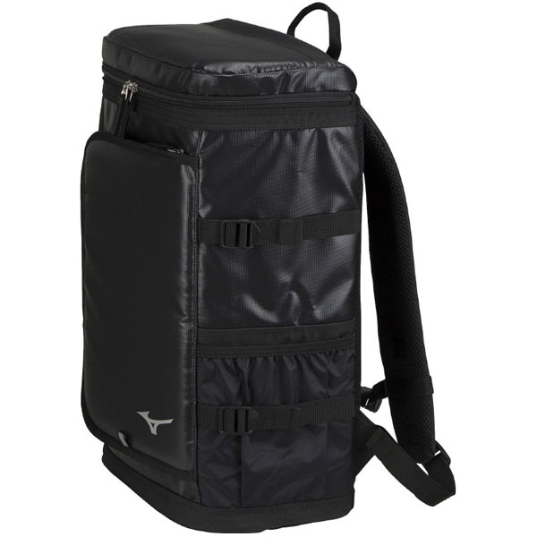 미즈노 MIZUNO 타포린 배낭 스포츠 백팩 가방 30L 노트북 수납 JD3105 블랙 - 상세 이미지 3