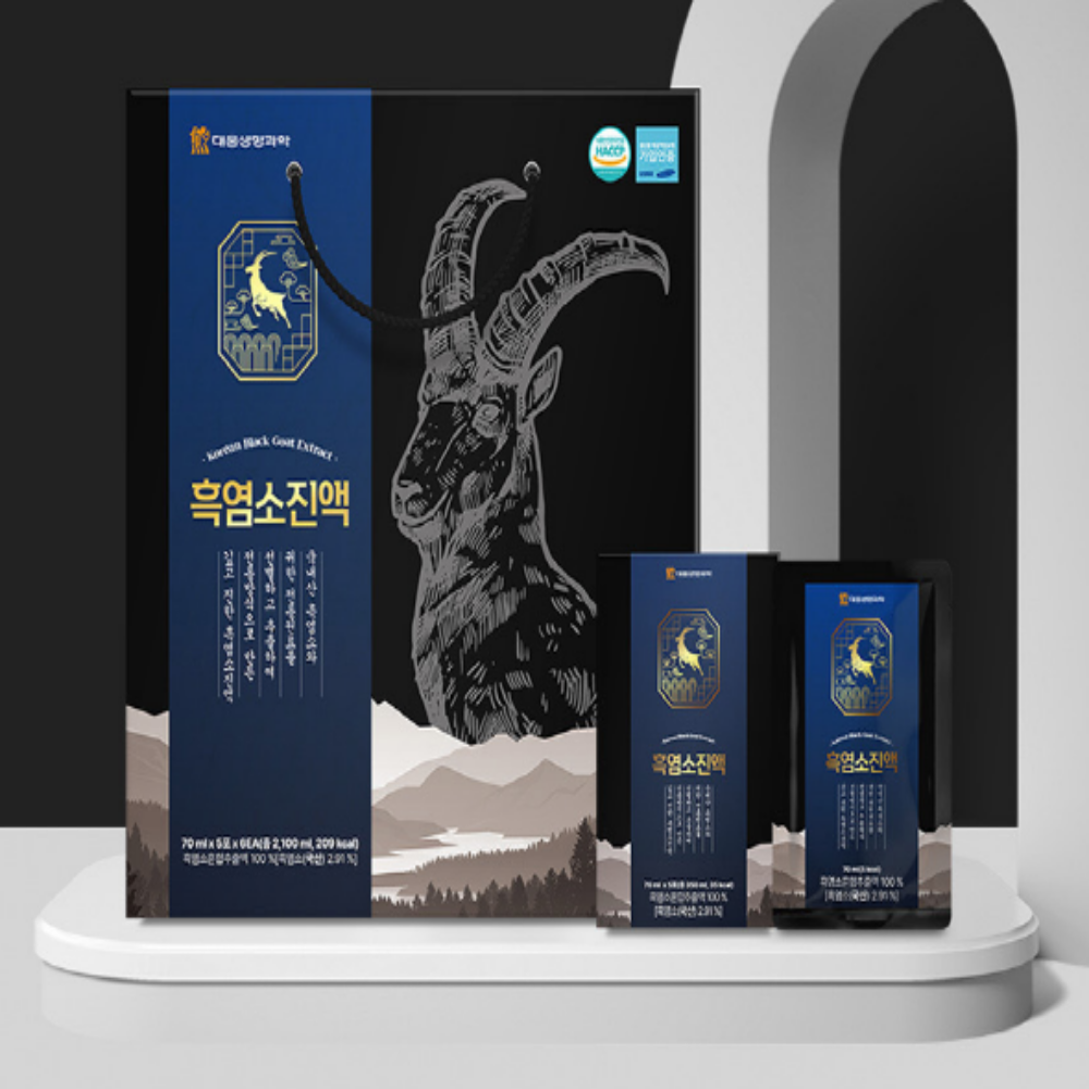 흑염소진액 즙 흙염소진액 70ml 30포 - 상세 이미지 2