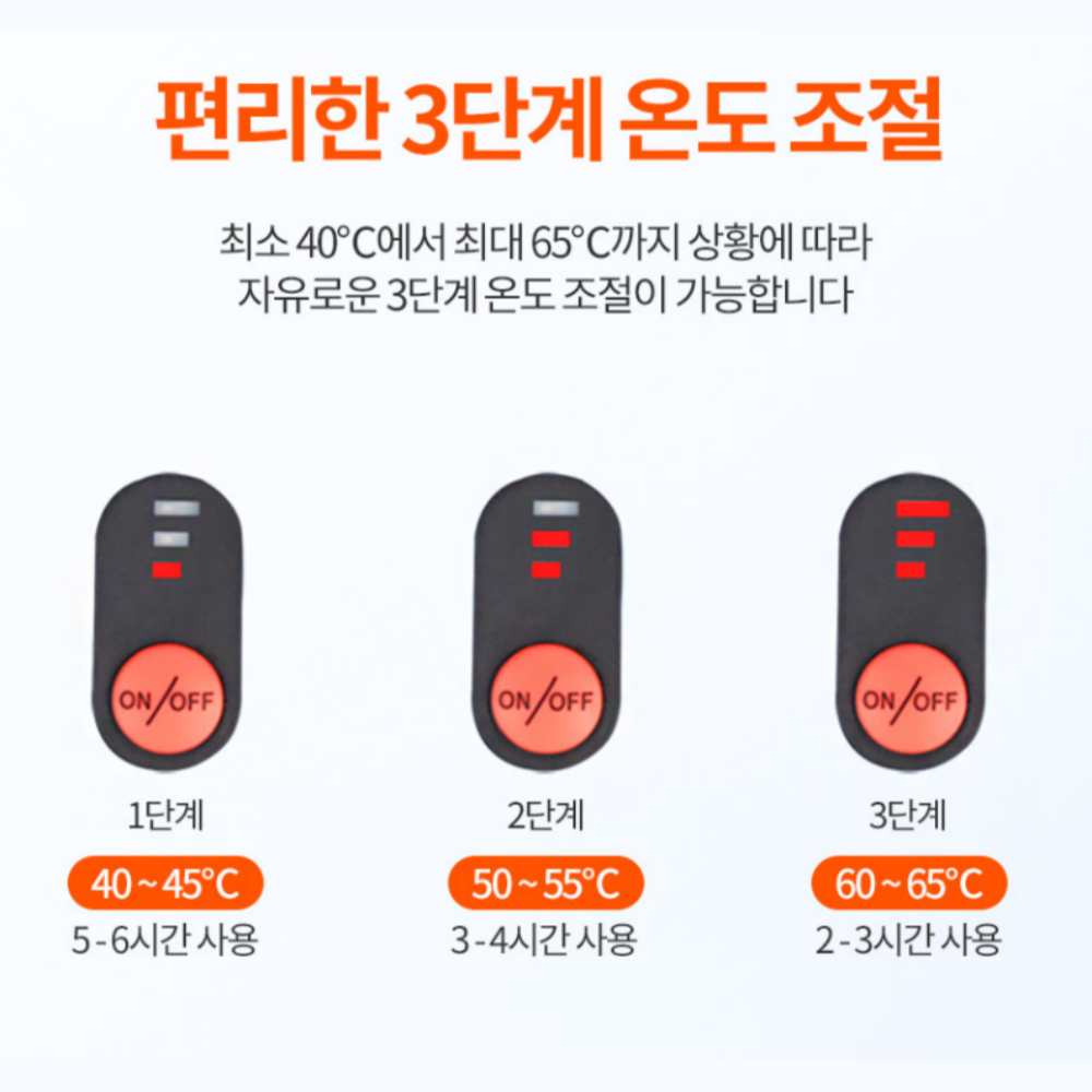충전식 발열장갑 겨울 방한 온열 방수 USB 장갑 5,000mAh (등산 오토바이 배달) - 상세 이미지 2