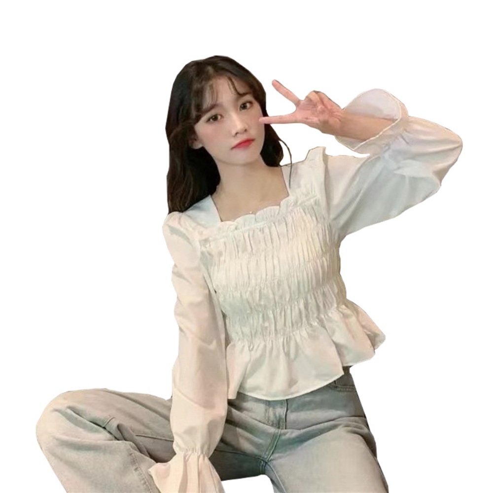 전참시 307회 트리플에스 S7 김나경 블라우스 셔츠 스퀘어넥 셔링 의상 옷 패션 - 상세 이미지 5
