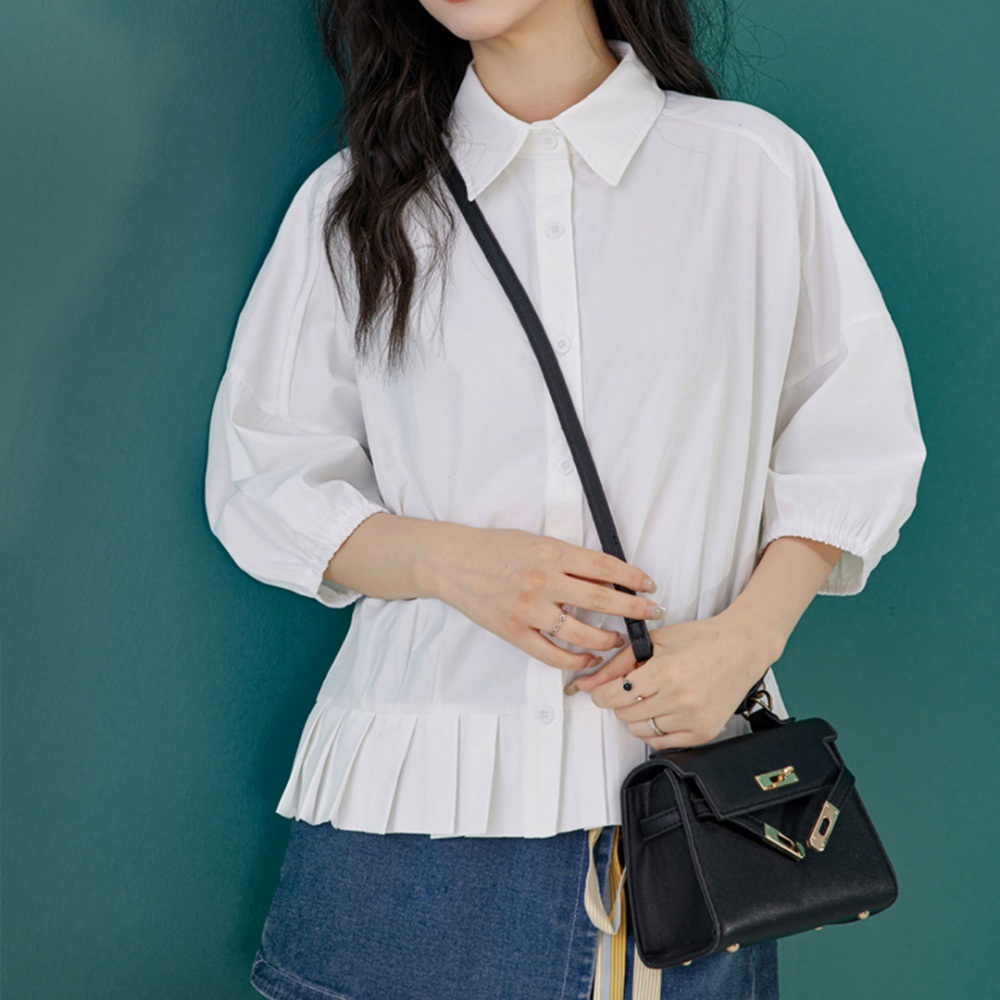 용감무쌍 용수정 47회 이승연 블라우스 셔츠 민경화 퍼프 슬림 의상 옷 패션 - 메인 이미지