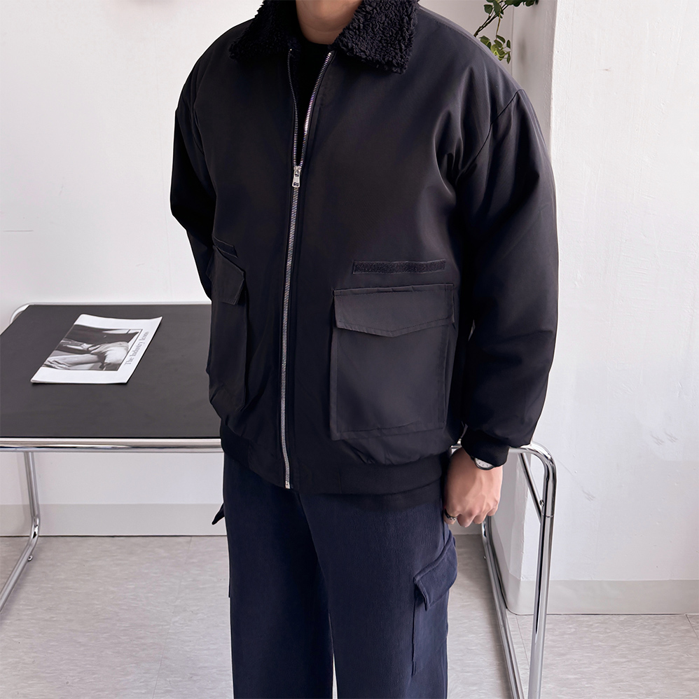 돕바 빅사이즈패딩 정장패딩 방한점퍼 - 상세 이미지 2