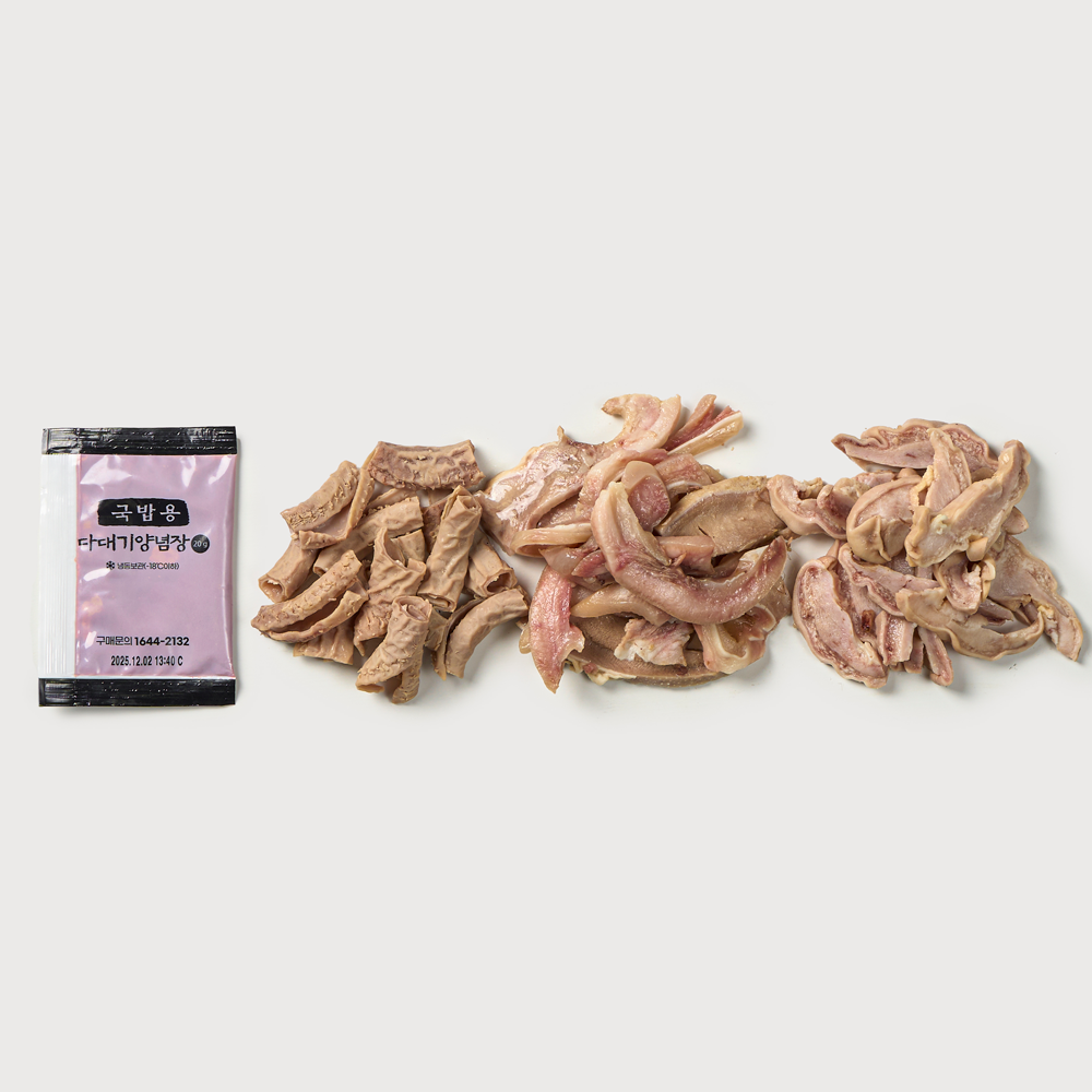 [우맛순] 우리맛 모듬국밥 머리고기+내장+다대기 (220g) 이미지 3