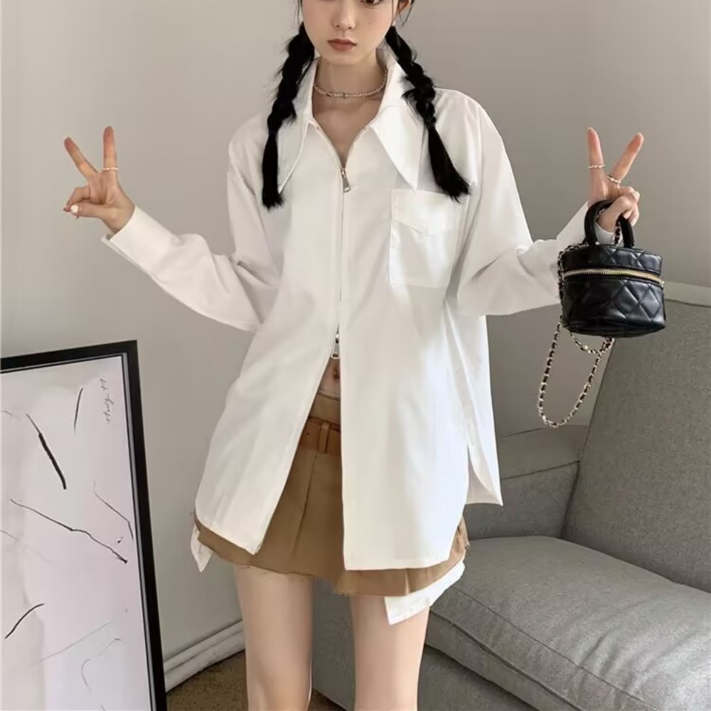 전참시 306회 홍현희 셔츠 블라우스 빅카라 세련된 오피스 의상 옷 패션 - 메인 이미지