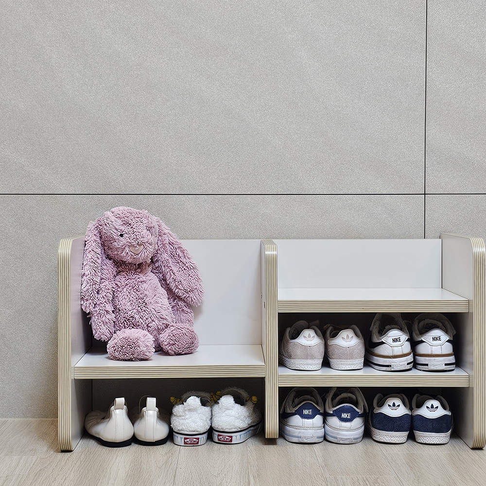 비노즈 아기 슈벤치 신발 의자 유아 현관 벤치