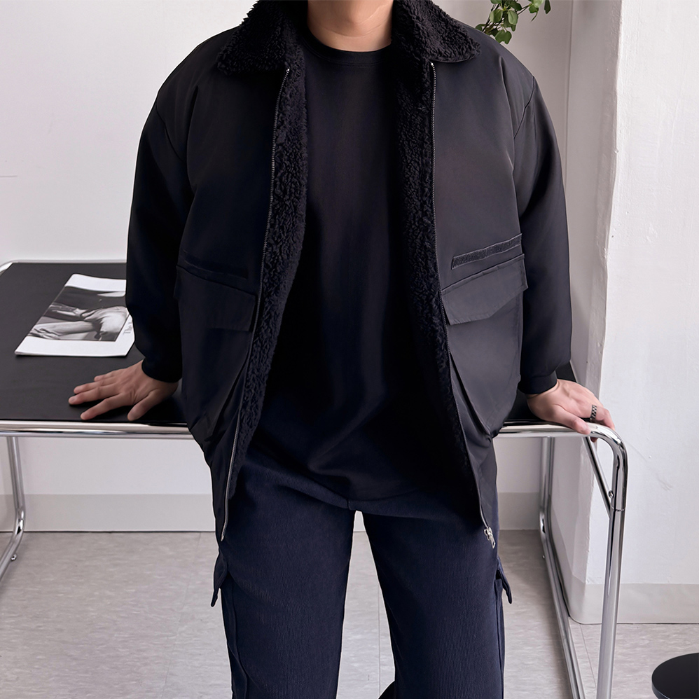 돕바 빅사이즈패딩 정장패딩 방한점퍼 - 상세 이미지 3