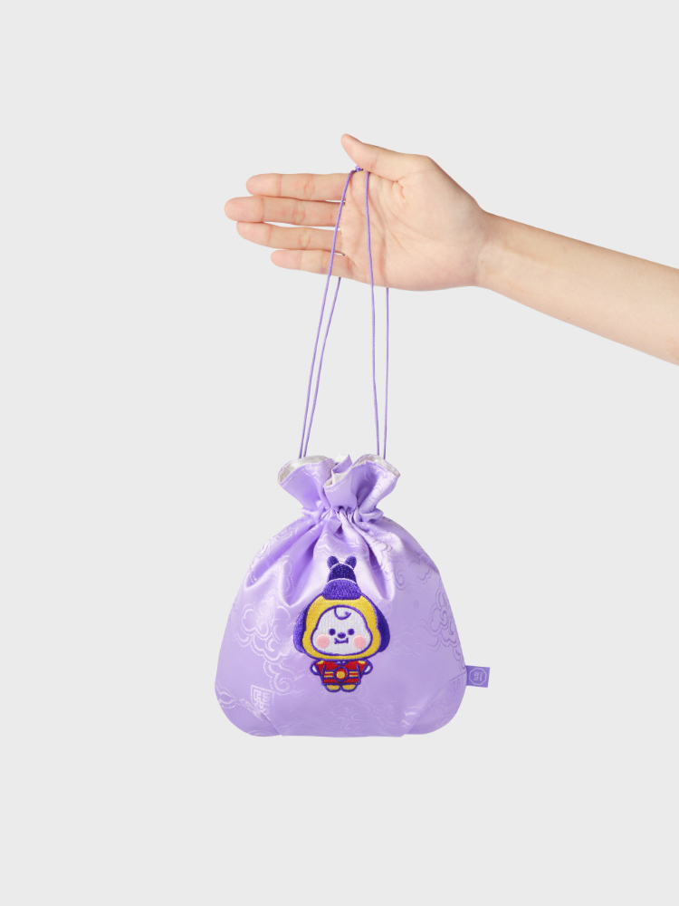 라인프렌즈 BT21 CHIMMY BABY K 에디션 2 복주머니 파우치 : 라인프렌즈